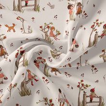 Load image into Gallery viewer, Autumn Apple Orchard Organic Cotton Fabric