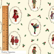 Load image into Gallery viewer, Festive Vignettes Fabric