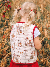 Load image into Gallery viewer, Autumn Apple Orchard Organic Cotton Fabric