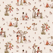 Load image into Gallery viewer, Autumn Apple Orchard Organic Cotton Fabric