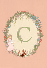 Load image into Gallery viewer, Fairytale Initial Greeting Card