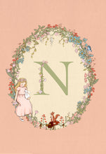 Load image into Gallery viewer, Fairytale Initial Greeting Card