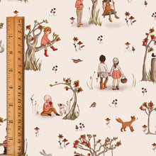 Load image into Gallery viewer, Autumn Apple Orchard Organic Cotton Fabric