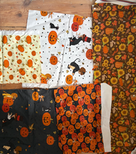 Load image into Gallery viewer, Halloween Fabric Scrap Bundle