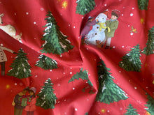 Load image into Gallery viewer, PRE ORDER Holiday Forest (Red) Fabric
