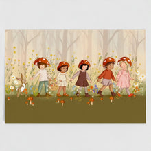 Load image into Gallery viewer, Mushroom Parade Greeting Card