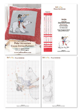 Load image into Gallery viewer, Polar Adventure Christmas Cross Stitch Pattern