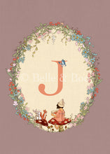 Load image into Gallery viewer, Toadstool Tales Initial A3 Art Print