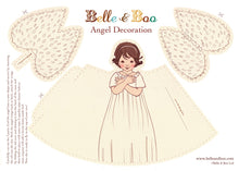 Load image into Gallery viewer, Christmas Angel Tree Topper Decoration Downloadable PDF
