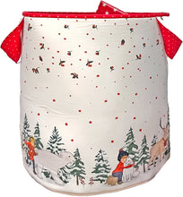 Load image into Gallery viewer, Christmas Panel Bucket Sewing Pattern Download