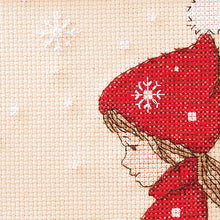 Load image into Gallery viewer, Elle and the Snowdove Christmas Cross Stitch Pattern
