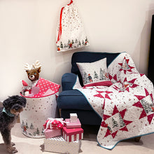 Load image into Gallery viewer, Christmas Panel Bucket Sewing Pattern Download