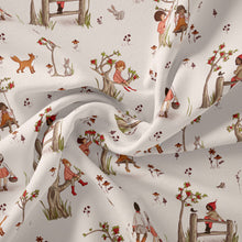 Load image into Gallery viewer, Autumn Apple Orchard Organic Cotton Fabric
