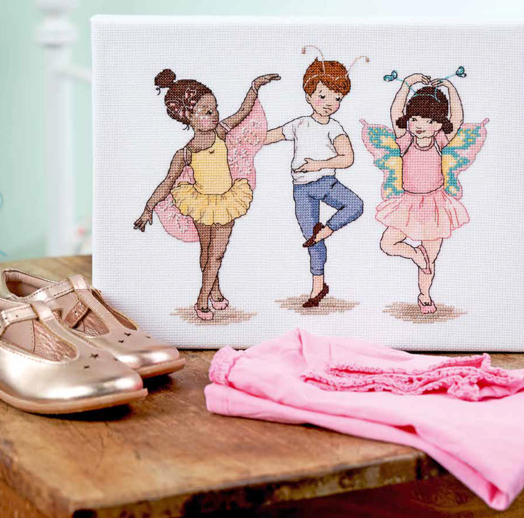 Ballet Trio Cross Stitch Pattern