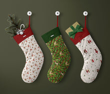 Load image into Gallery viewer, PREORDER Woodland Christmas Holly Fabric
