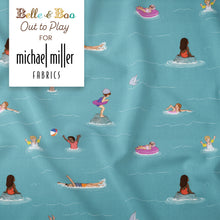 Load image into Gallery viewer, &quot;Swimming&quot; -  Michael Miller Fabrics
