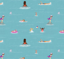 Load image into Gallery viewer, &quot;Swimming&quot; -  Michael Miller Fabrics
