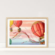 Load image into Gallery viewer, Balloon Adventure Art Print Studio Clearance

