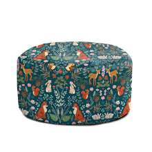 Load image into Gallery viewer, Kids Snuggle Chair Beanbag + Footstool Bundle - Midnight Forest
