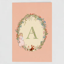 Load image into Gallery viewer, Fairytale Initial Greeting Card
