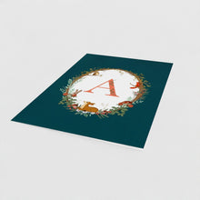 Load image into Gallery viewer, Woodland Initial Greeting Card
