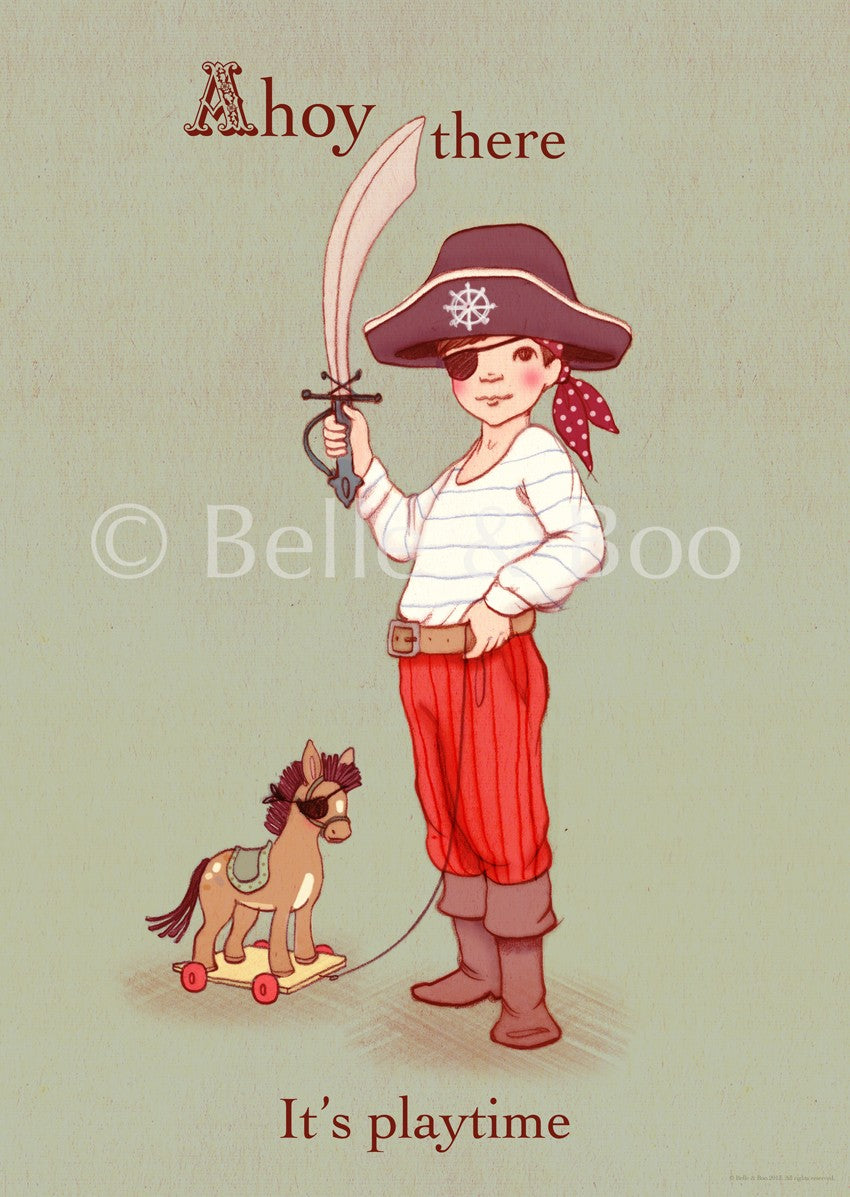 Little Pirate Poster