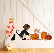 Load image into Gallery viewer, Girls Halloween Wall Sticker Decals
