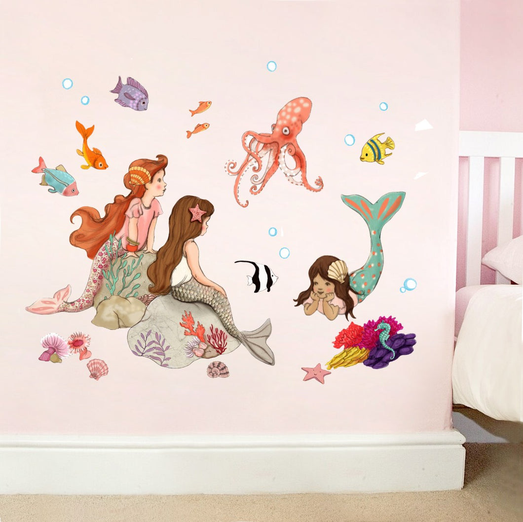 Mermaid Wall Sticker Decals