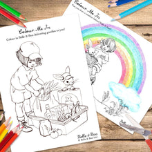 Load image into Gallery viewer, Downloadable Colouring In Sheet Bundle
