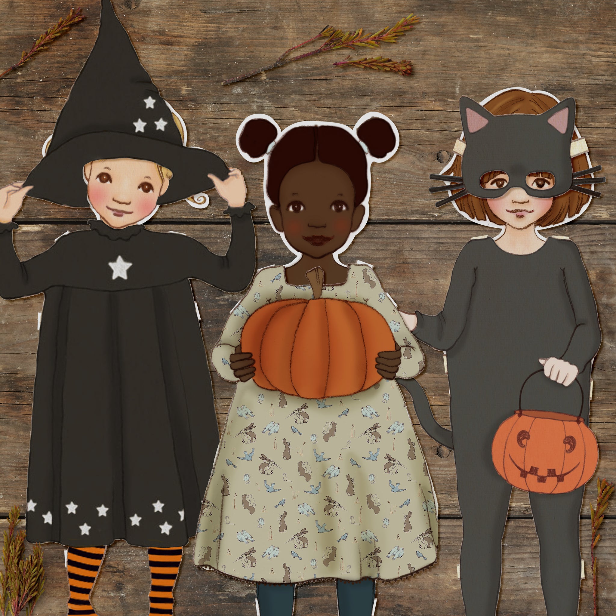 A4 Dress Up Belle Autumn Winter Clothes Download – Belle & Boo