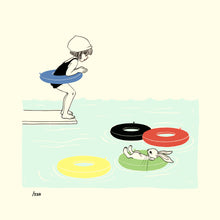 Load image into Gallery viewer, Limited Edition Screenprint Olympic Belle  Art Print - Archive Print
