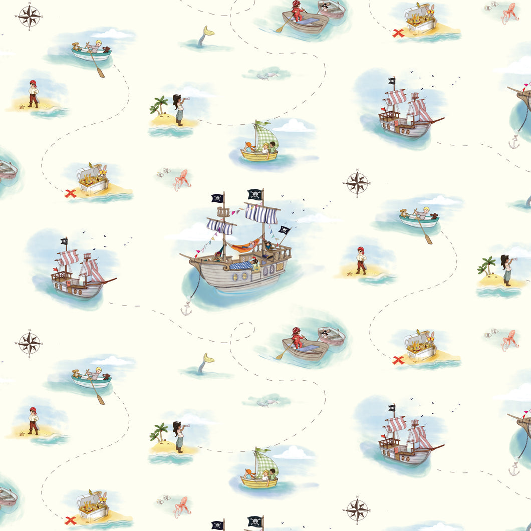 Wrapping paper - Pirates