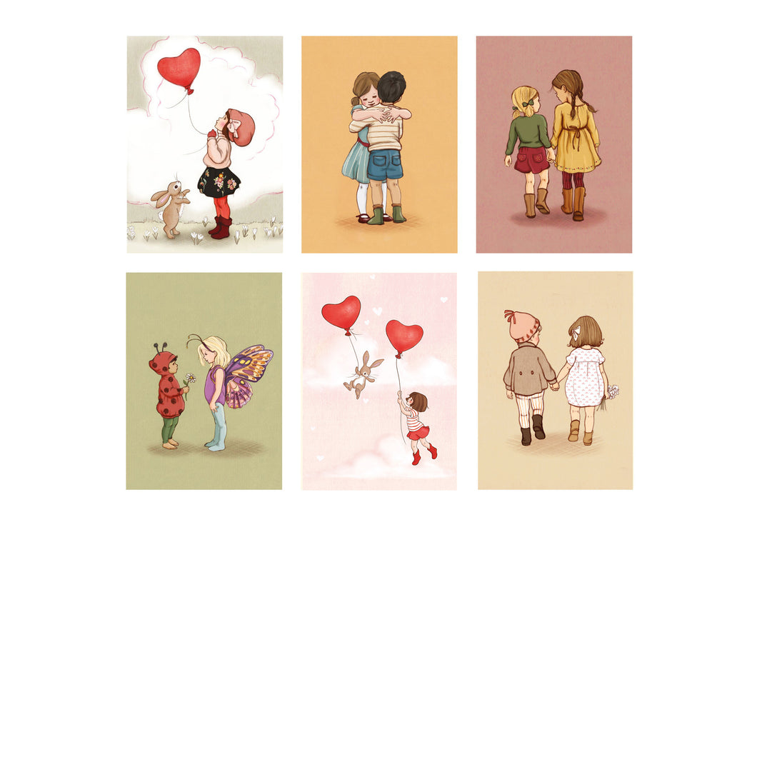 Valentine's Love Postcard Collection