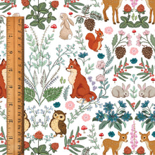 Load image into Gallery viewer, graphic of fabric design with wooden ruler to show scale
