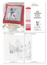 Load image into Gallery viewer, Polar Adventure Christmas Cross Stitch Pattern
