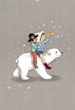 Load image into Gallery viewer, Polar Bear Adventure Art Print
