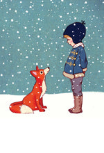 Load image into Gallery viewer, Winter Fox Art Print
