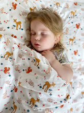 Load image into Gallery viewer, Woodland - Organic Toddler Duvet Cover and Pillow Bedding Set
