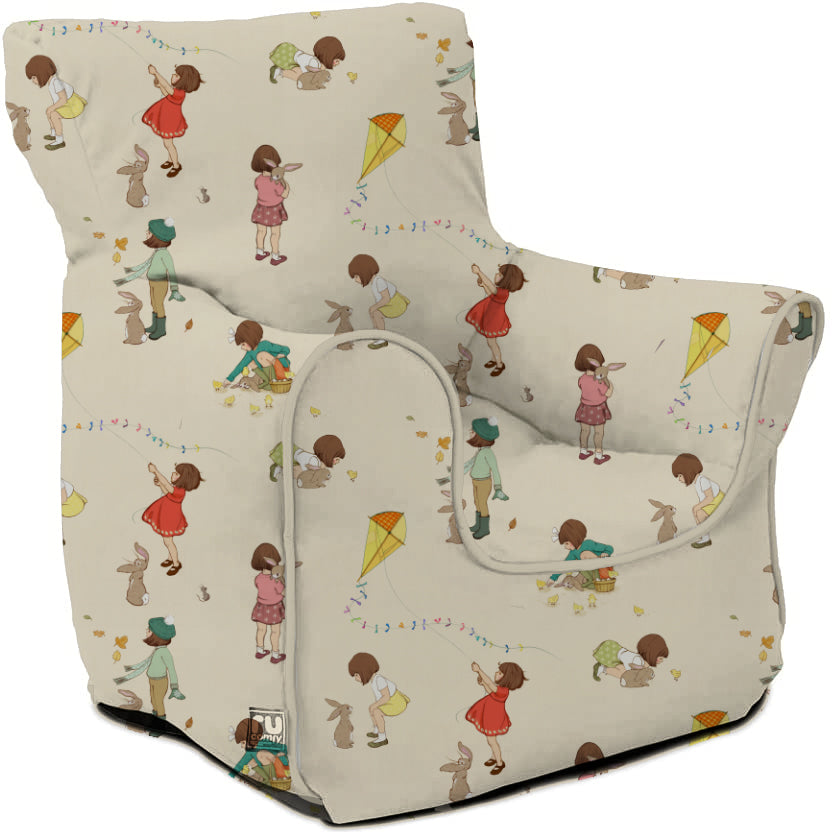 Kids Armchair Beanbag - Classic Belle and Boo