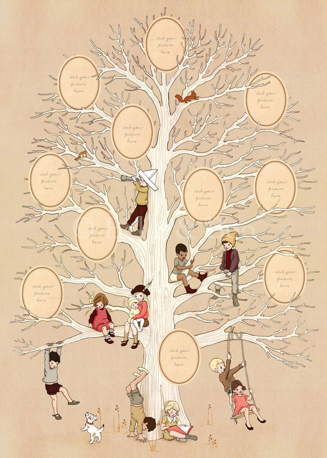 Family Tree Art print