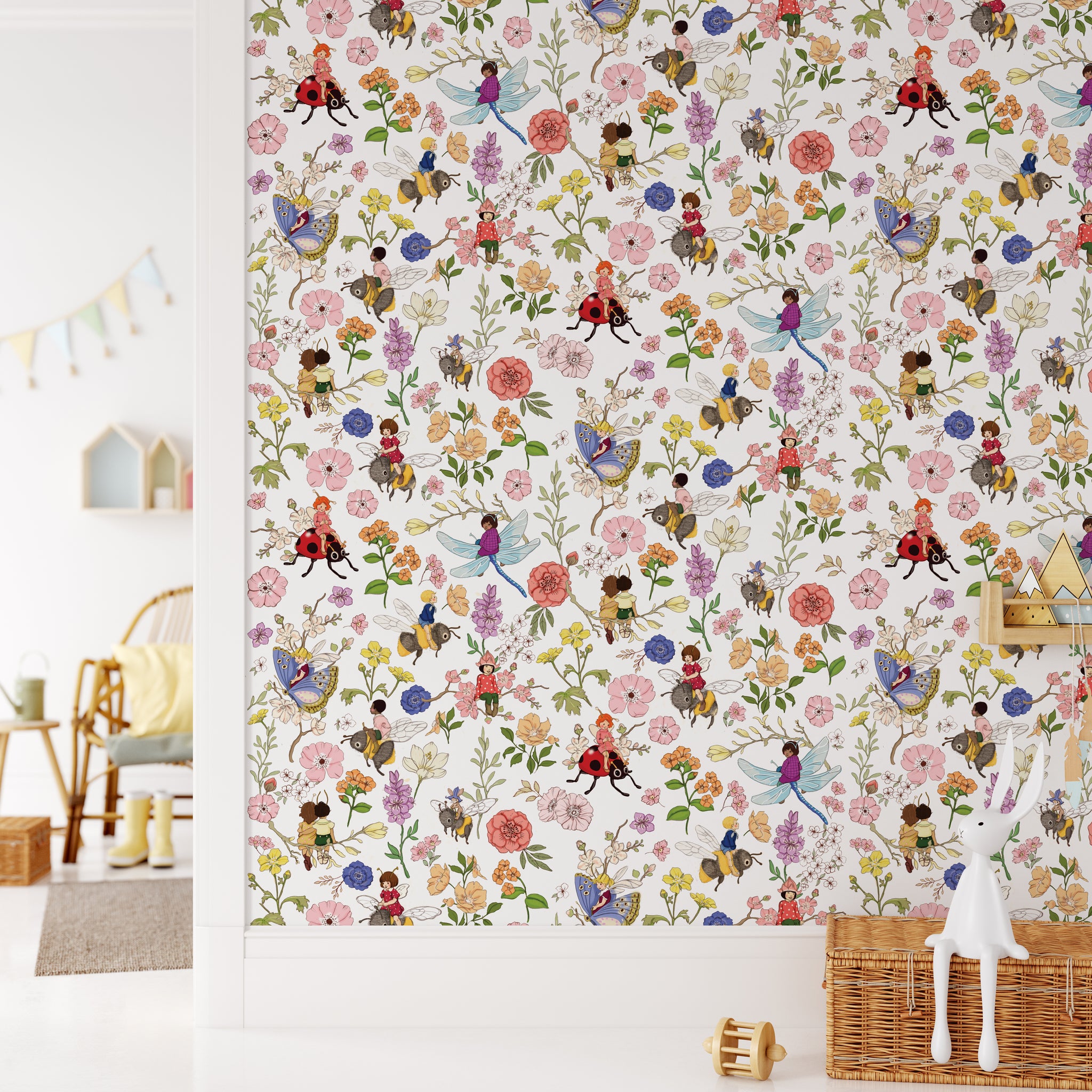 Pigtails Designer Matte Peel & Stick Wallpaper Panel - Bed Bath & Beyond -  32021565