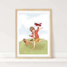 Load image into Gallery viewer, Little Aviator Art Print
