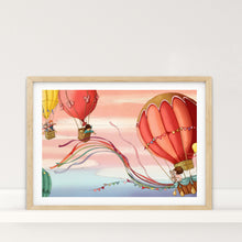 Load image into Gallery viewer, Balloon Adventure Art Print
