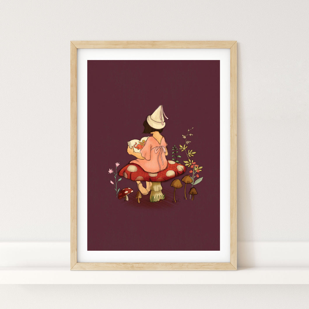 Toadstool Tales Art Print