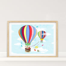 Load image into Gallery viewer, Hot Air Balloons Art Print
