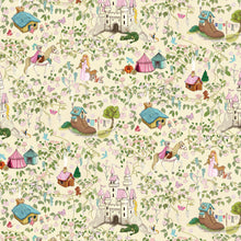 Load image into Gallery viewer, detail of fairytale wrapping paper for children
