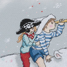 Load image into Gallery viewer, Polar Adventure Christmas Cross Stitch Pattern
