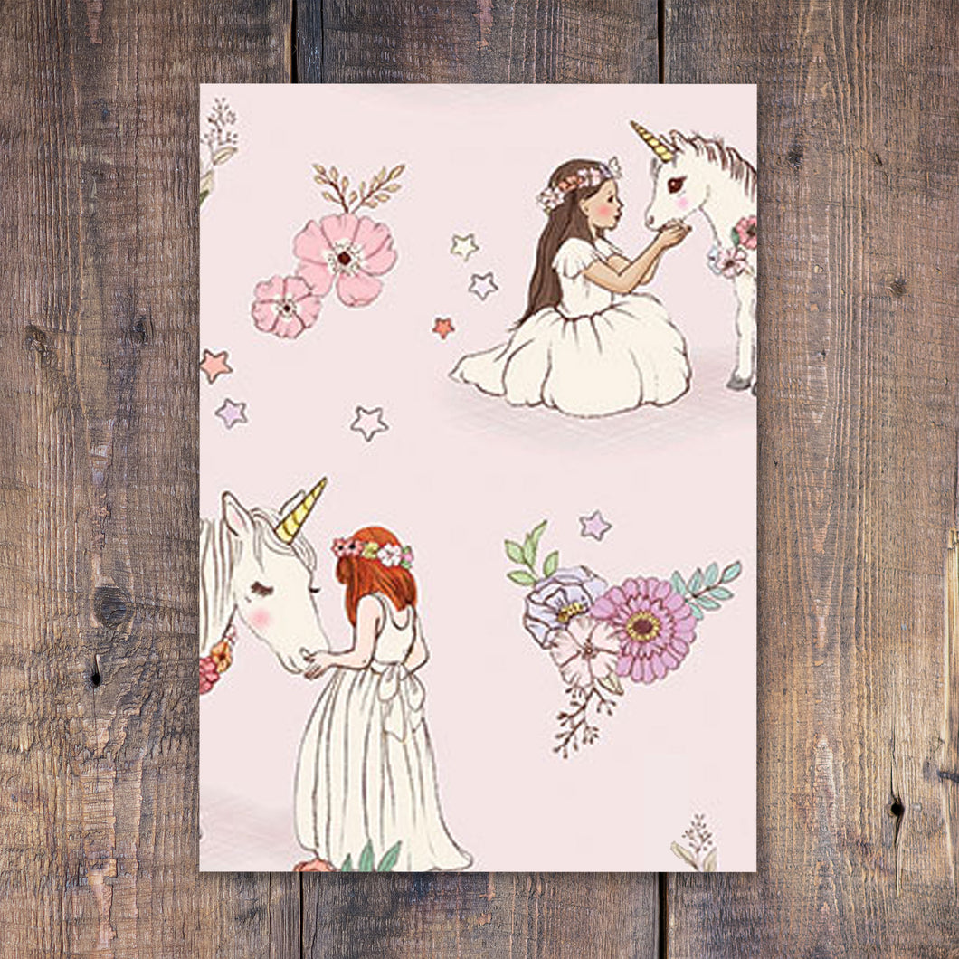 Unicorn (Pink) Wallpaper Sample