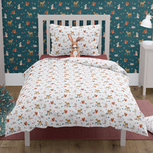 Load image into Gallery viewer, Woodland - Organic Single Duvet Cover and Pillow Bedding Set
